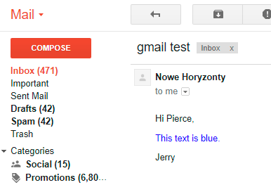 gmail test